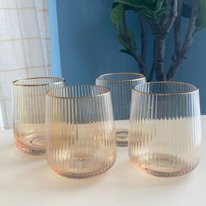 ISO: Anthropologie stemless wine glasses, set of 4